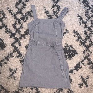 Grey and white striped Hollister dress!